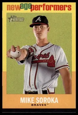 Mike Soroka 2020 Topps Heritage New Age Performers #NAP-3 Atlanta Braves - Baseball Card Single