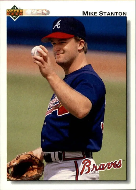 Mike Stanton 1992 Upper Deck MLB #653 Baseball Card Atlanta Braves - Baseball Card Single