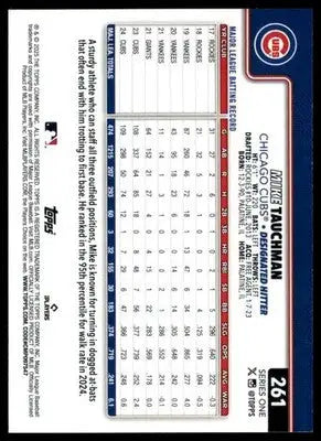 Mike Tauchman 2025 Topps #261 Chicago Cubs - Baseball Card Single