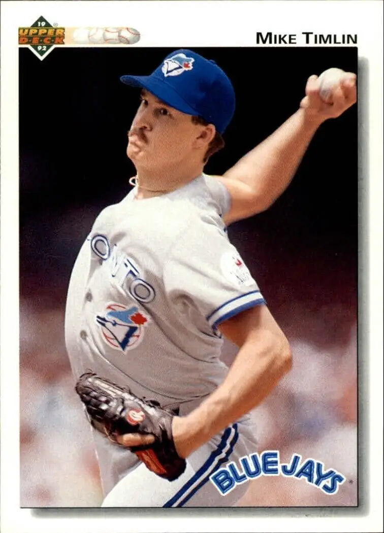 Mike Timlin 1992 Upper Deck MLB #409 Baseball Card Toronto Blue Jays - Baseball Card Single