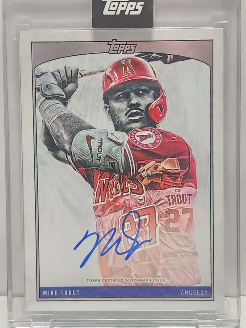 Mike Trout 2022 Topps X Lauren Taylor Auto #1A #98/99 - Baseball Card Single