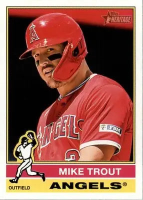 Mike Trout - 2025 Topps Heritage - #119 - Baseball - Baseball Card Single
