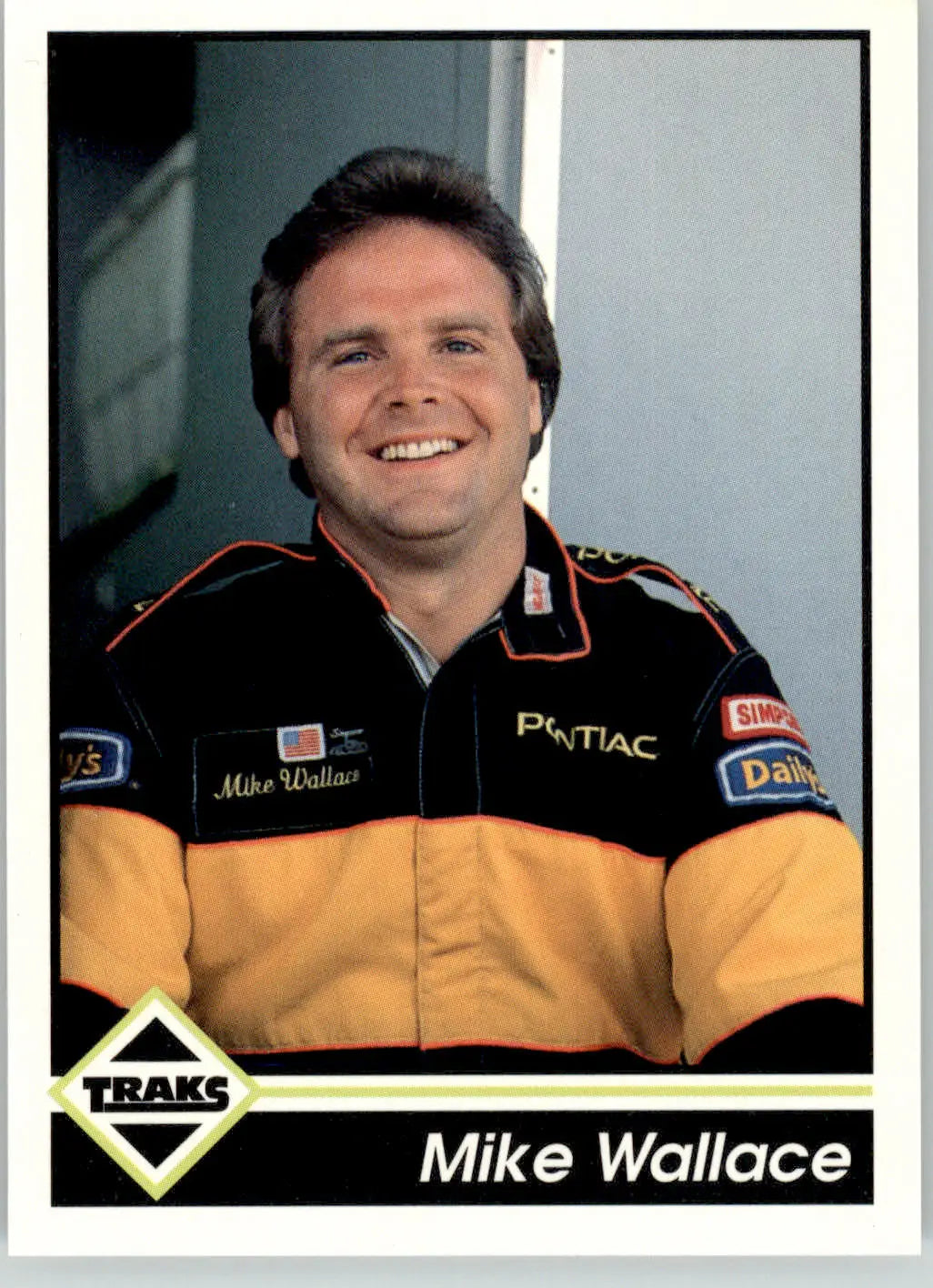 Mike Wallace - 1992 Traks - #152 - Racing - Racing Card Single