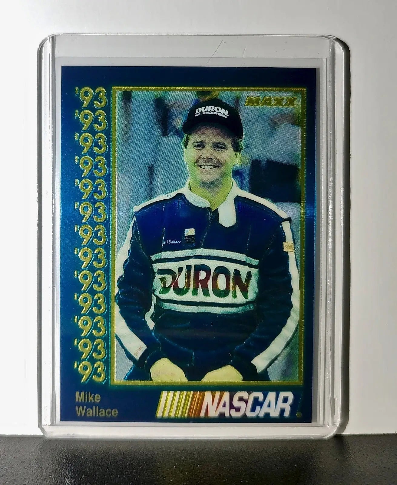 Mike Wallace 1993 Maxx Premier Plus Racing #53 NASCAR Card Owen Racing - Racing Card Single
