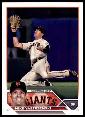 Mike Yastrzemski 2023 Topps #98 San Francisco Giants - Baseball Card Single