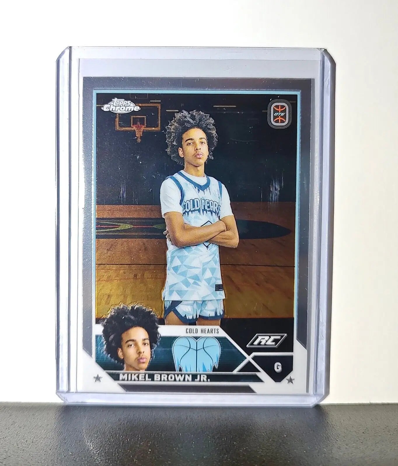 Mikel Brown Jr. Rookie Card 2023-24 Topps Chrome Overtime #12 Cold Hearts - Basketball Card Single