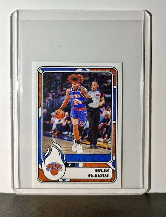 Miles McBride 2024-25 Panini NBA #231 Sticker Card New York Knicks - Basketball Card Single