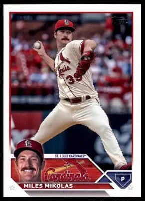 Miles Mikolas 2023 Topps #548 St. Louis Cardinals - Baseball Card Single