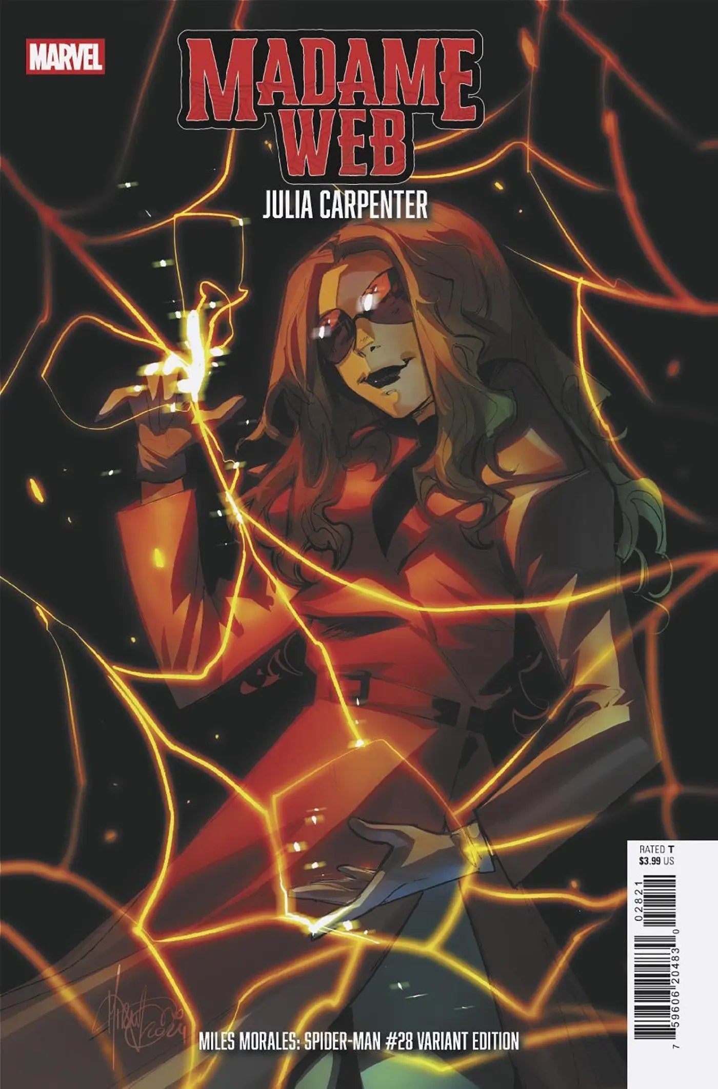 Miles Morales: Spider-Man #28 Mirka Andolfo Madame Web Variant - Comic Book