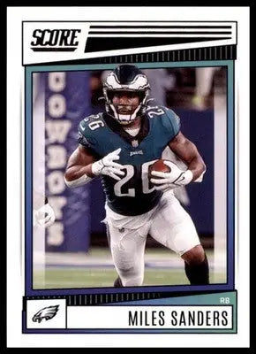 Miles Sanders 2022 Score #245 Philadelphia Eagles - Football Card Single
