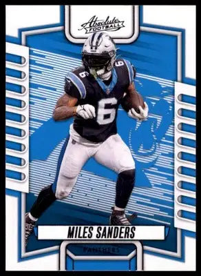 Miles Sanders 2023 Panini Absolute #48 Carolina Panthers - Football Card Single
