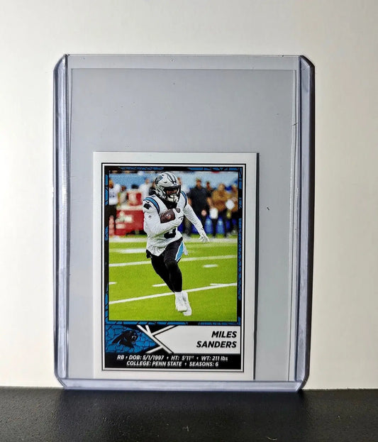 Miles Sanders 2024 Panini NFL Sticker #444 Carolina Panthers - Football Card Single