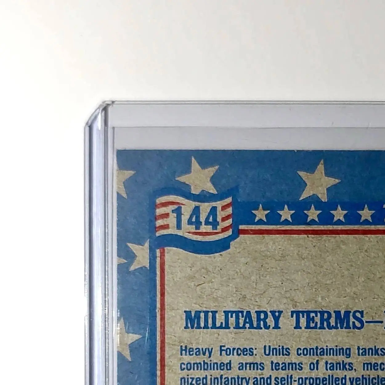 Military Terms – B 1991 Topps Desert Storm #144 Card
