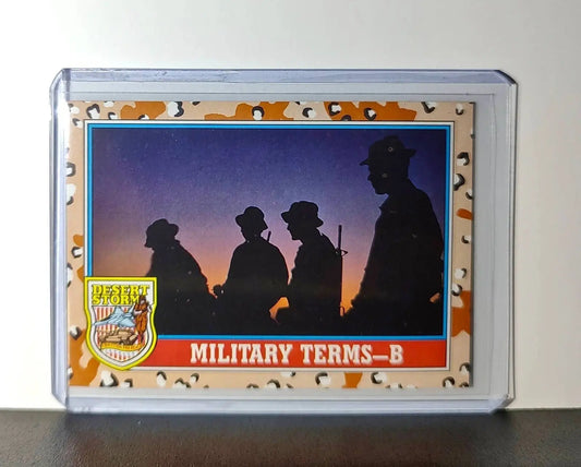 Military Terms – B 1991 Topps Desert Storm #144 Card