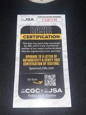 JSA Basic Certification Card for Milo Hamilton Signed Auto Major League Baseball