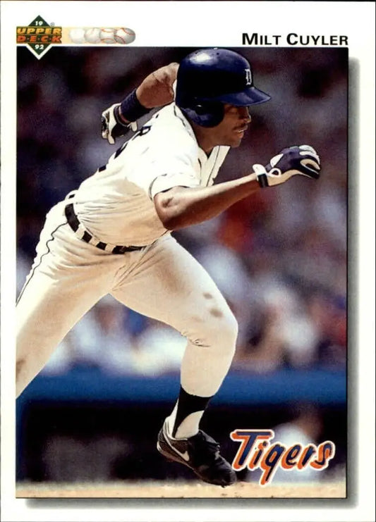 Milt Cuyler 1992 Upper Deck MLB #536 Baseball Card Detroit Tigers - Baseball Card Single