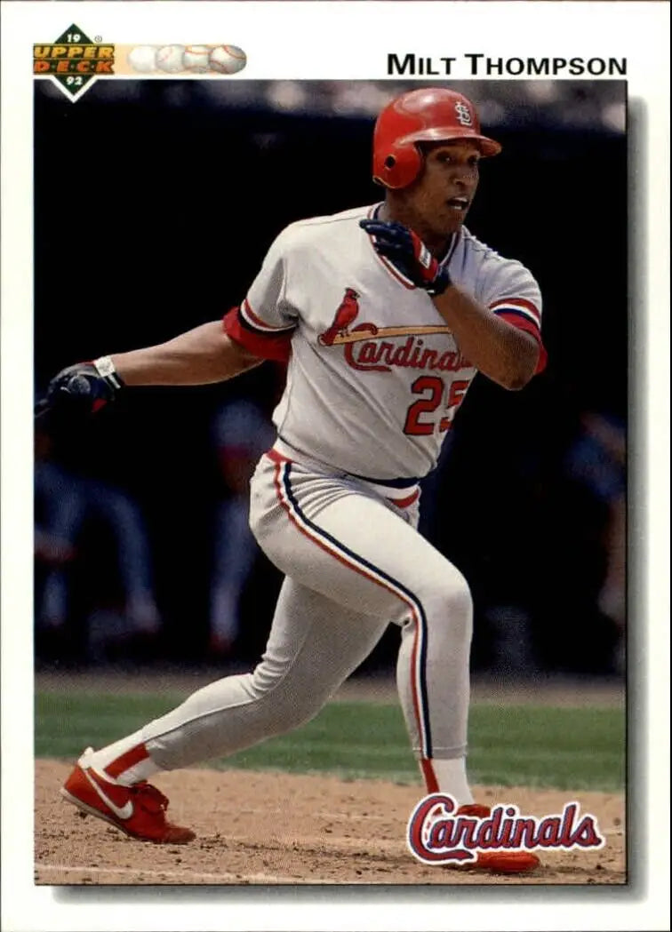 Milt Thompson 1992 Upper Deck MLB #397 Baseball Card St. Louis Cardinals - Baseball Card Single