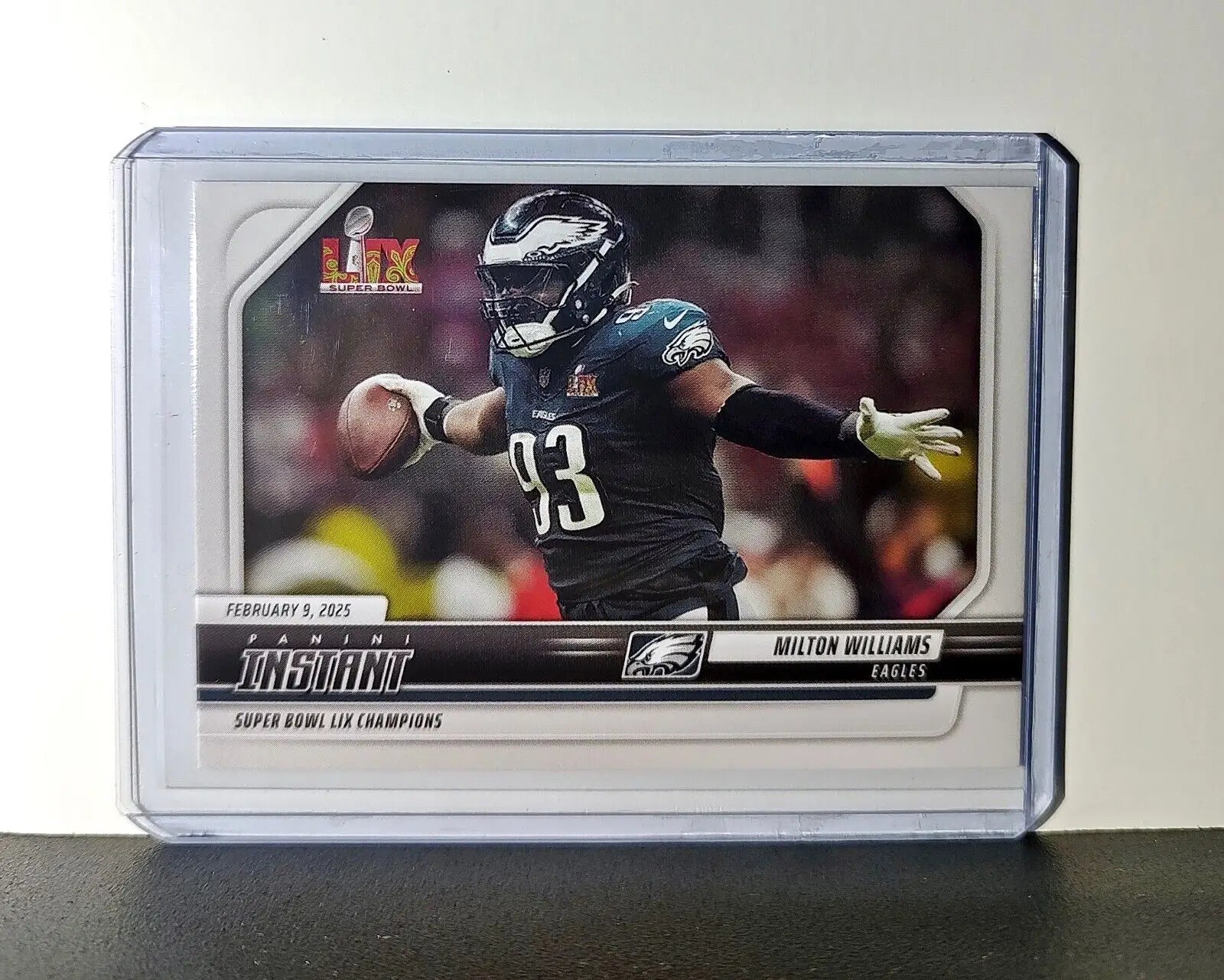 Milton Williams 2024 Panini Super Bowl LIX Champions NFL #16 Football Card