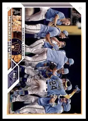 Milwaukee Brewers 2023 Topps #533 Milwaukee Brewers - Baseball Card Single
