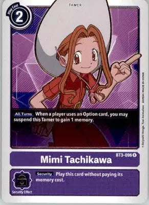 Mimi Tachikawa - BT3-096 - Release Special Booster 1.5 - BT3-096 R - NM - TCG Card Single