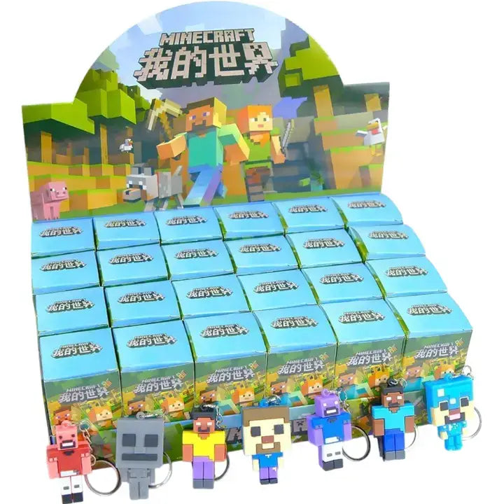 Minecraft Keychain Blind Box (Single Keychain) - Collectibles