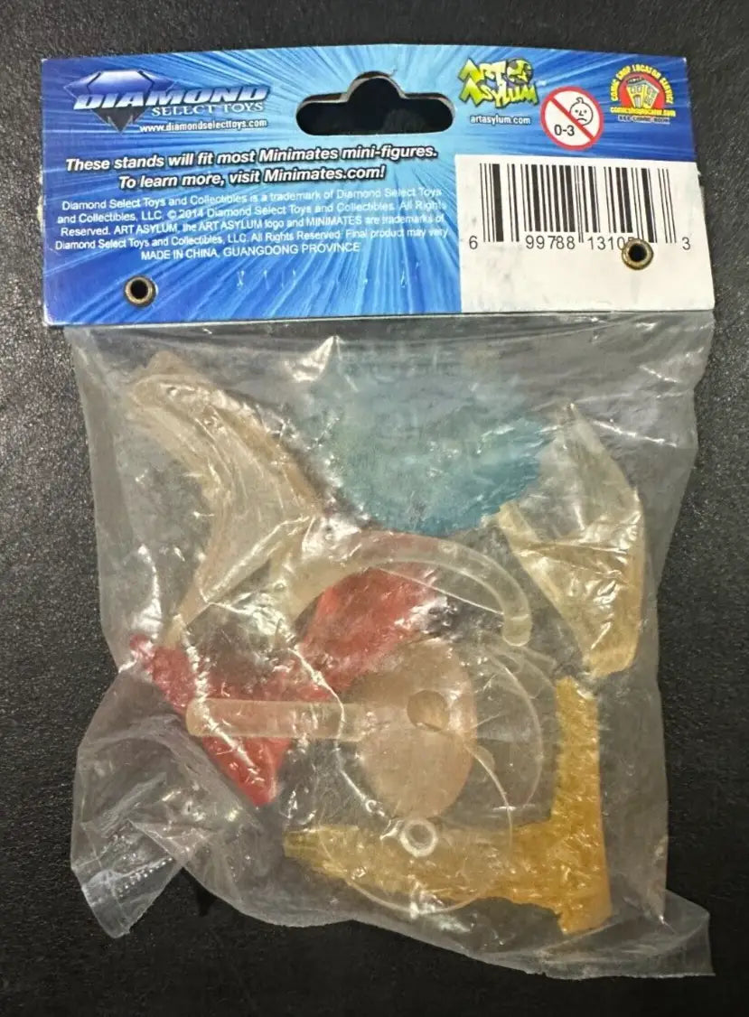 Minimates Action Display Stands Diamond Select x2 Bags of 10 Energy Bases - Action Figure & Toy
