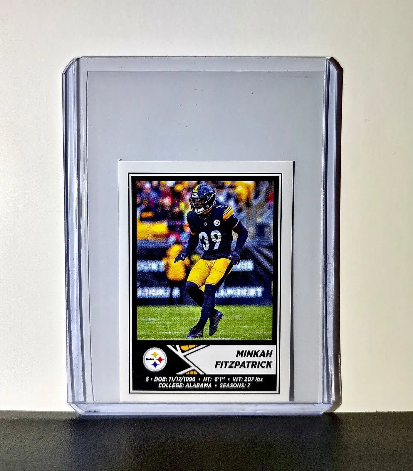 Minkah Fitzpatrick 2024 Panini NFL Sticker #166 Pittsburgh Steelers