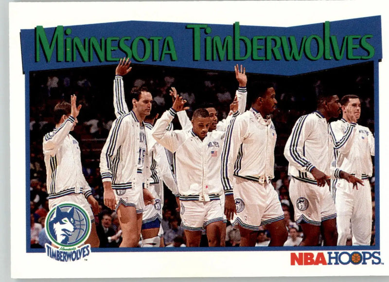 Minnesota Timberwolves - 1991-92 Hoops - #289 - Basketball - Basketball Card Single