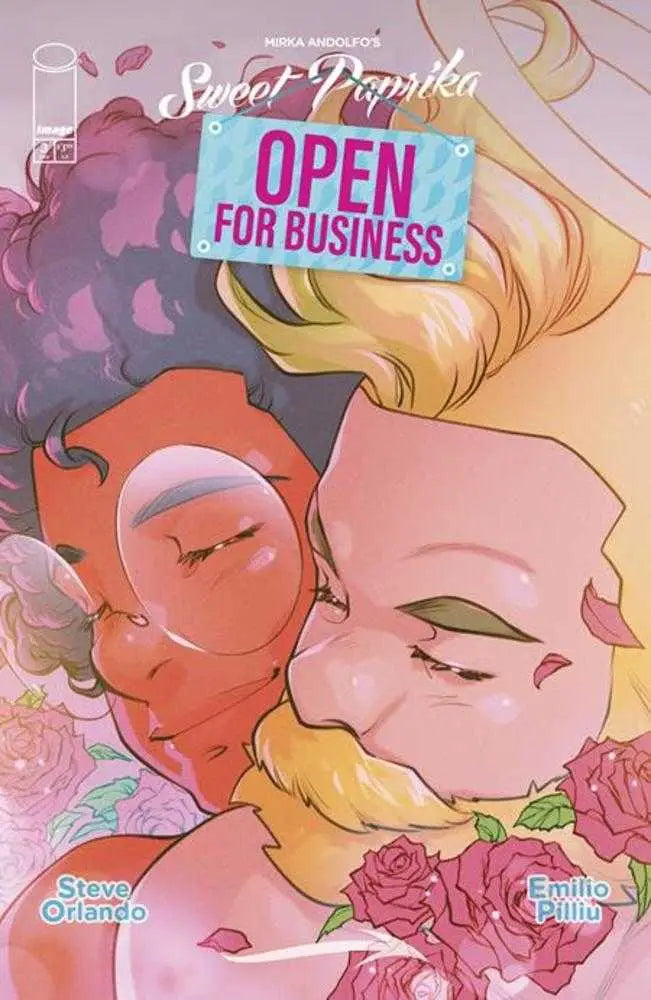 Sweet Paprika comic book cover by Emilio Pilliu from Mirka Andolfos Open For Business series