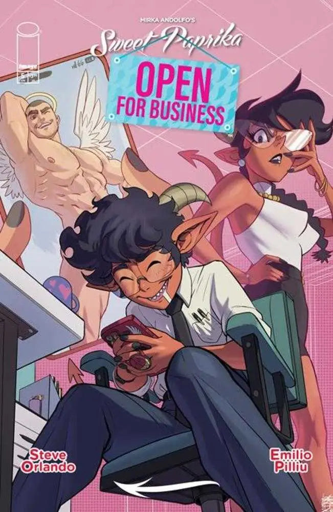 Sweet Paprika comic book cover from Mirka Andolfo’s Sweet Paprika Open For Business series