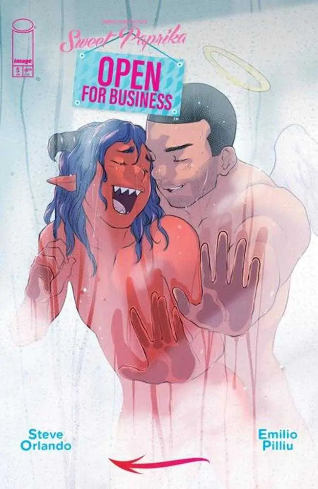 Comic book cover featuring Mirka Andolfos Sweet Paprika by Emilio Pilliu in a polybag variant