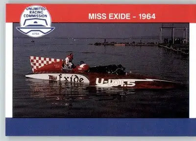 Miss Exide 1964 - 1991 APBA Thunder on the Water - #11 - Racing - Racing Card Single