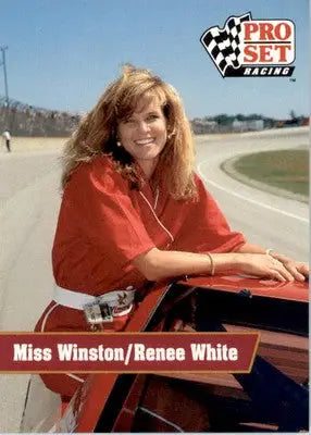 Miss Winston / Renee White - 1991 Pro Set - #125 - Racing - Racing Card Single