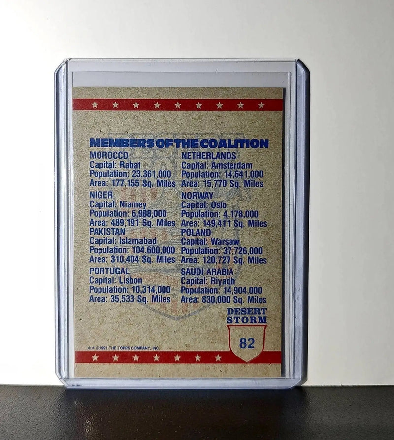 Mission Accomplished 1991 Topps Desert Storm #82 Card