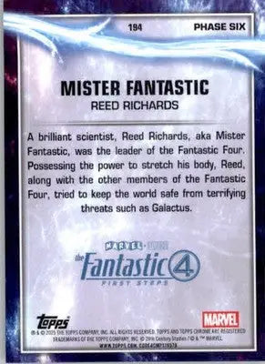Mister Fantastic - 2025 Topps Chrome Marvel Studios - #194 - Non_sport - Non-Sports Card Single