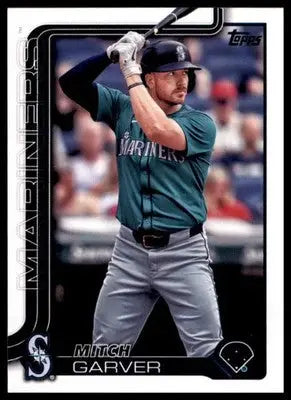 Mitch Garver 2025 Topps #338 Seattle Mariners - Baseball Card Single