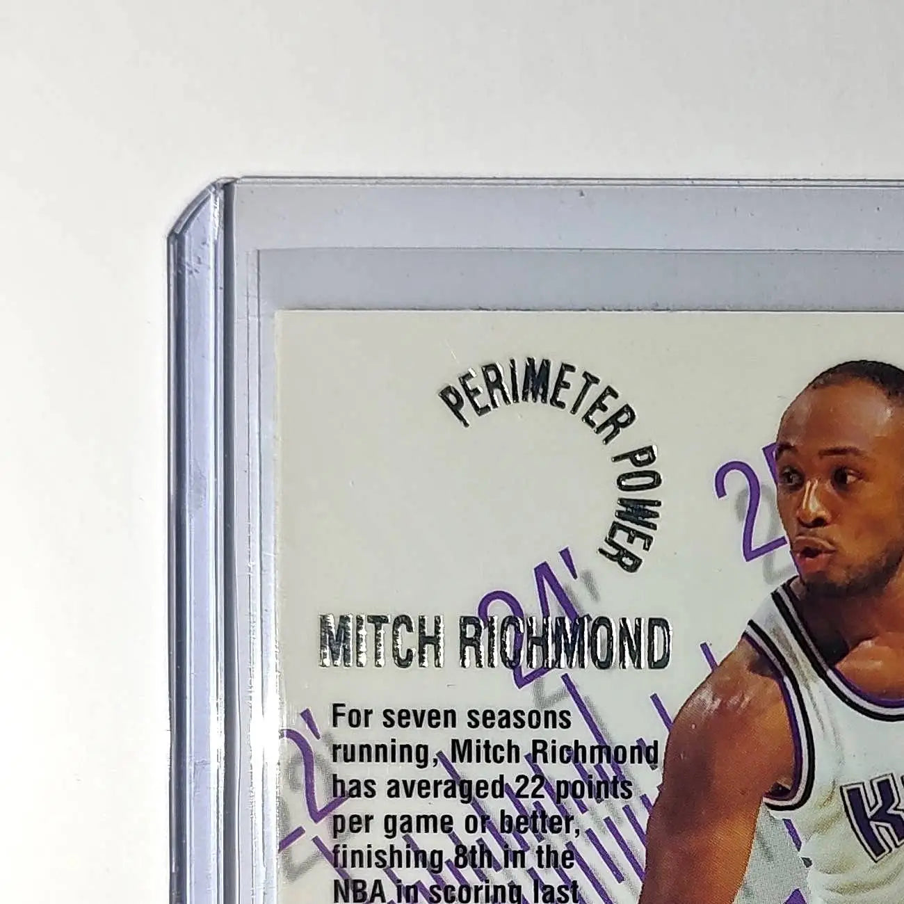Mitch Richmond 1995-96 Flair NBA #11 Perimeter Power Card - Basketball Card Single
