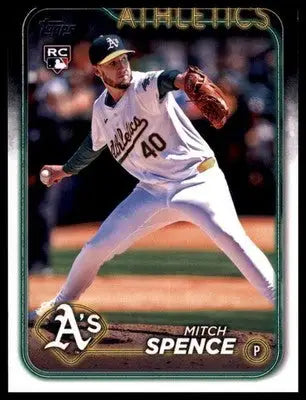 Mitch Spence Rookie 2024 Topps Update #US28 Oakland Athletics - Baseball Card Single
