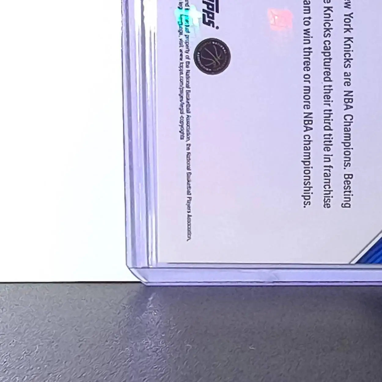 Mitchell Robinson 2026 Topps Now NBA Champions #C8-SP Card New York Knicks - Basketball Card Single