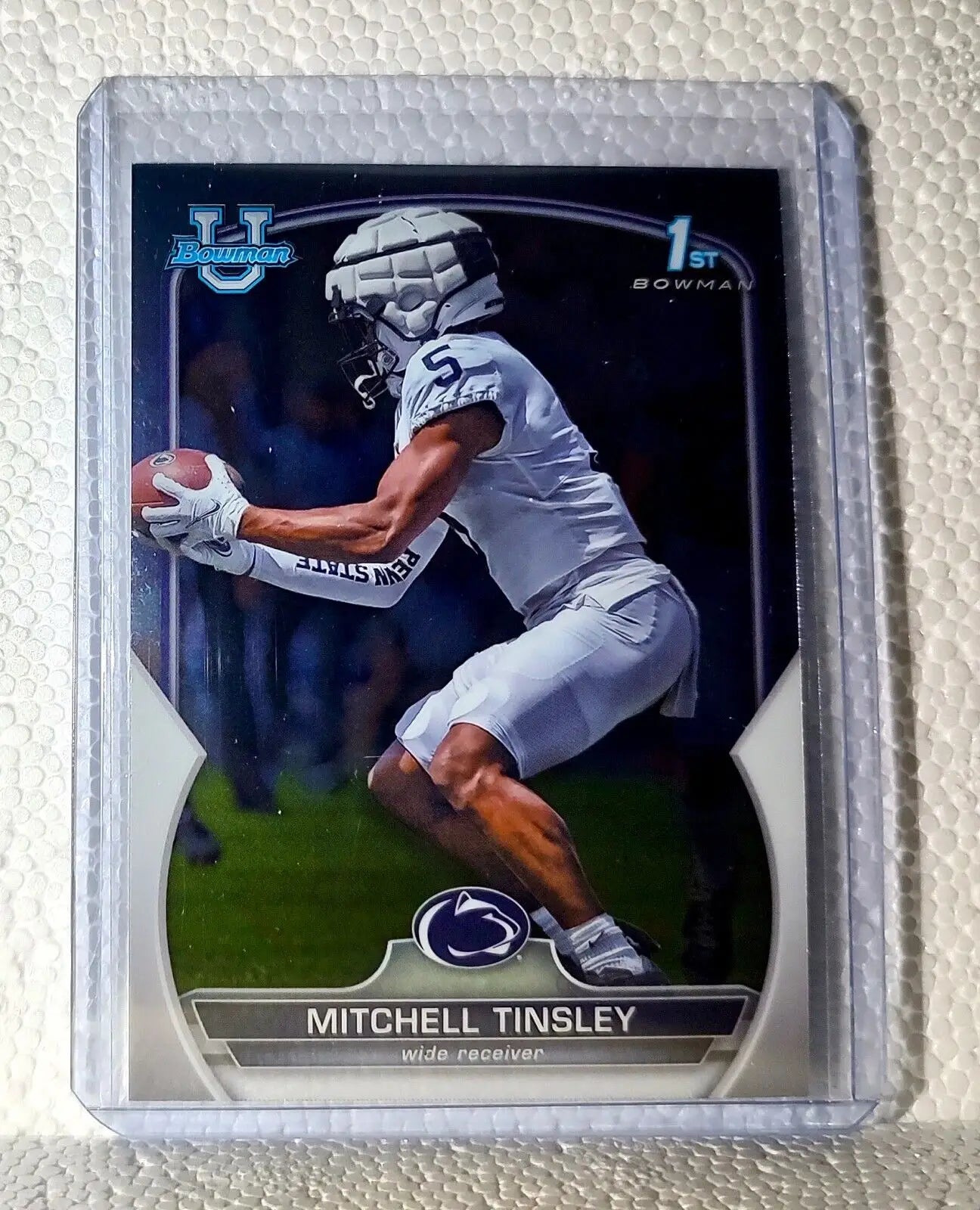 Mitchell Tinsley 2022 Topps 1st Bowman U Football #72 Card Penn State - Football Card Single