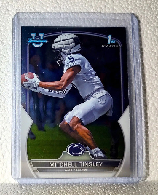 Mitchell Tinsley 2022 Topps 1st Bowman U Football #72 Card Penn State - Football Card Single