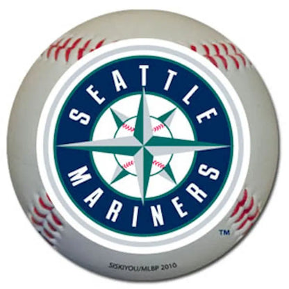 Seattle Mariners baseball with team logo for MLB Baseball Team Logo Magnet