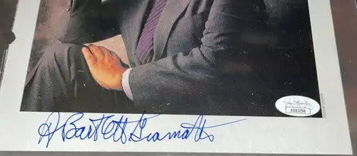 MLB Commissioner Bart Giamatti JSA Auto Magazine Signed 8x8 Photo Rare - Sports Memorabilia