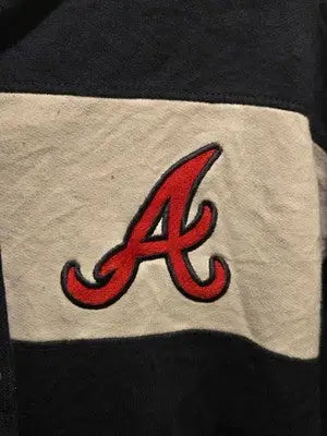 MLB Genuine Merchandise Atlanta Braves Hoodie Men’s XL Acuna Jr 13 Navy Full Zip - Apparel