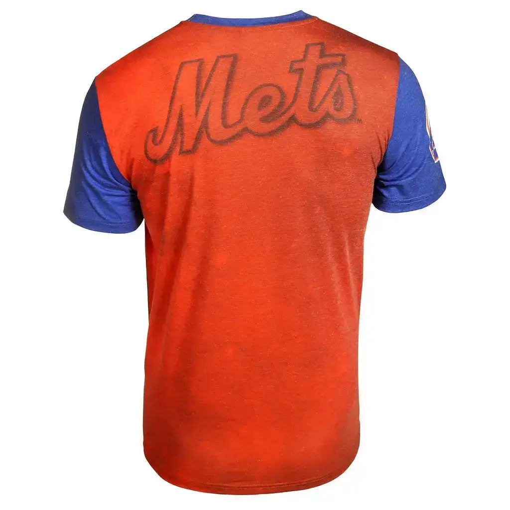 MLB Klew Cotton Poly Pocket Tee T-Shirt Team Color New York Mets - Small - Apparel
