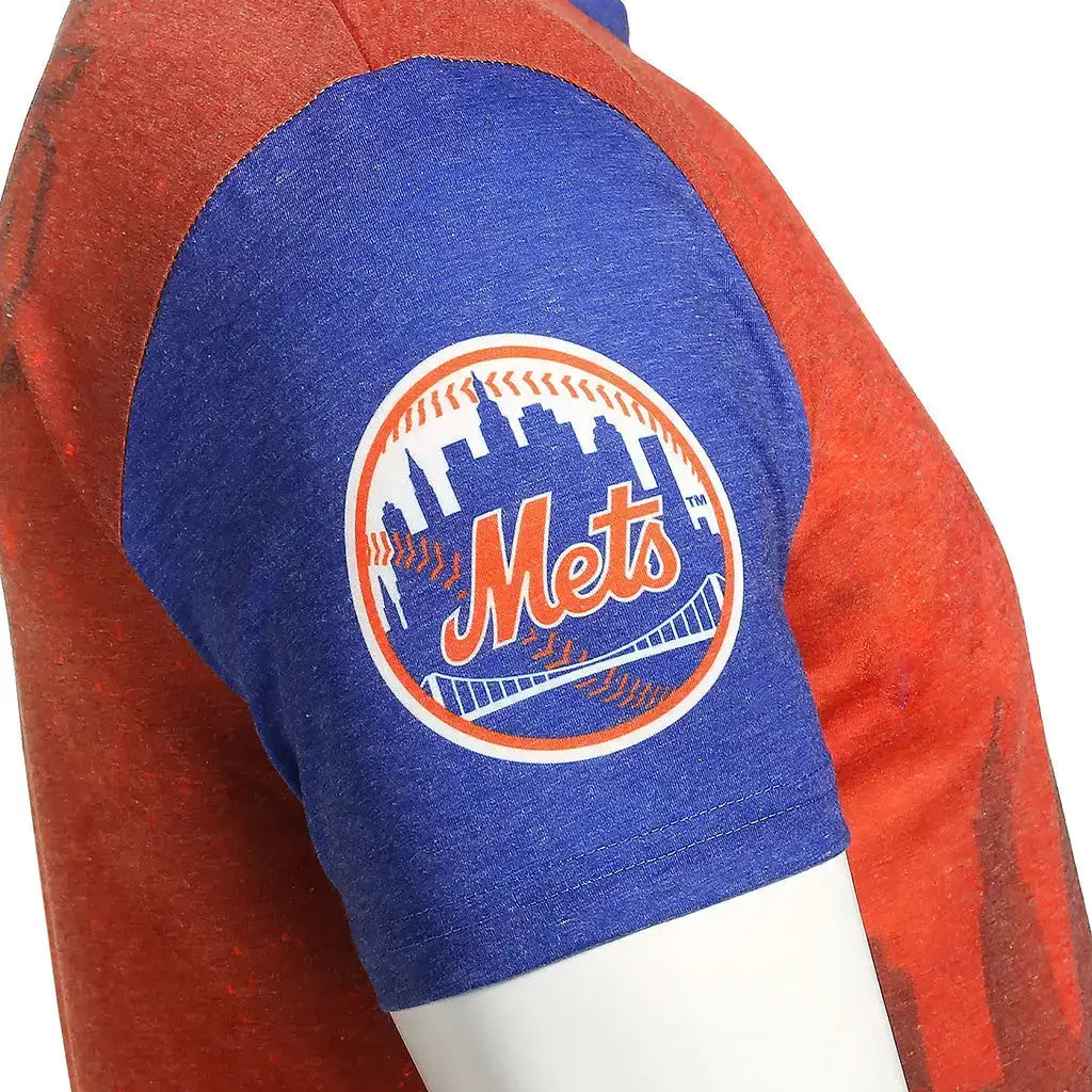 MLB Klew Cotton Poly Pocket Tee T-Shirt Team Color New York Mets - Small - Apparel