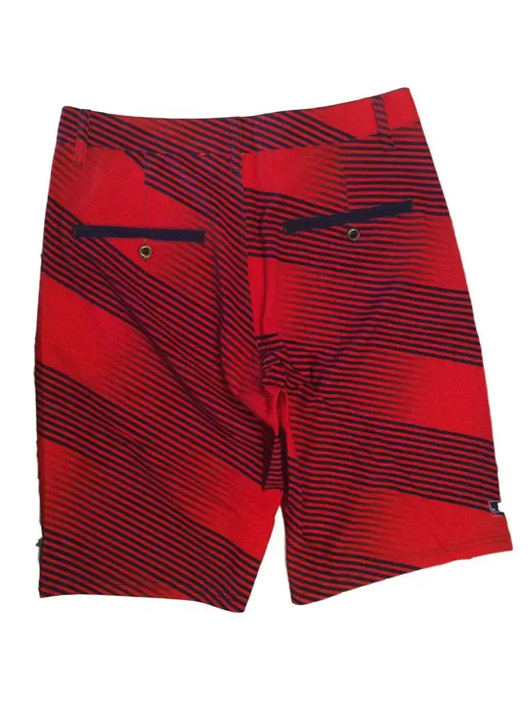 MLB Mens Diagonal Stripe Walking Shorts Boston Red Sox - Medium/34 - Apparel