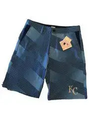 MLB Mens Diagonal Stripe Walking Shorts Kansas City Royals - Large/36
