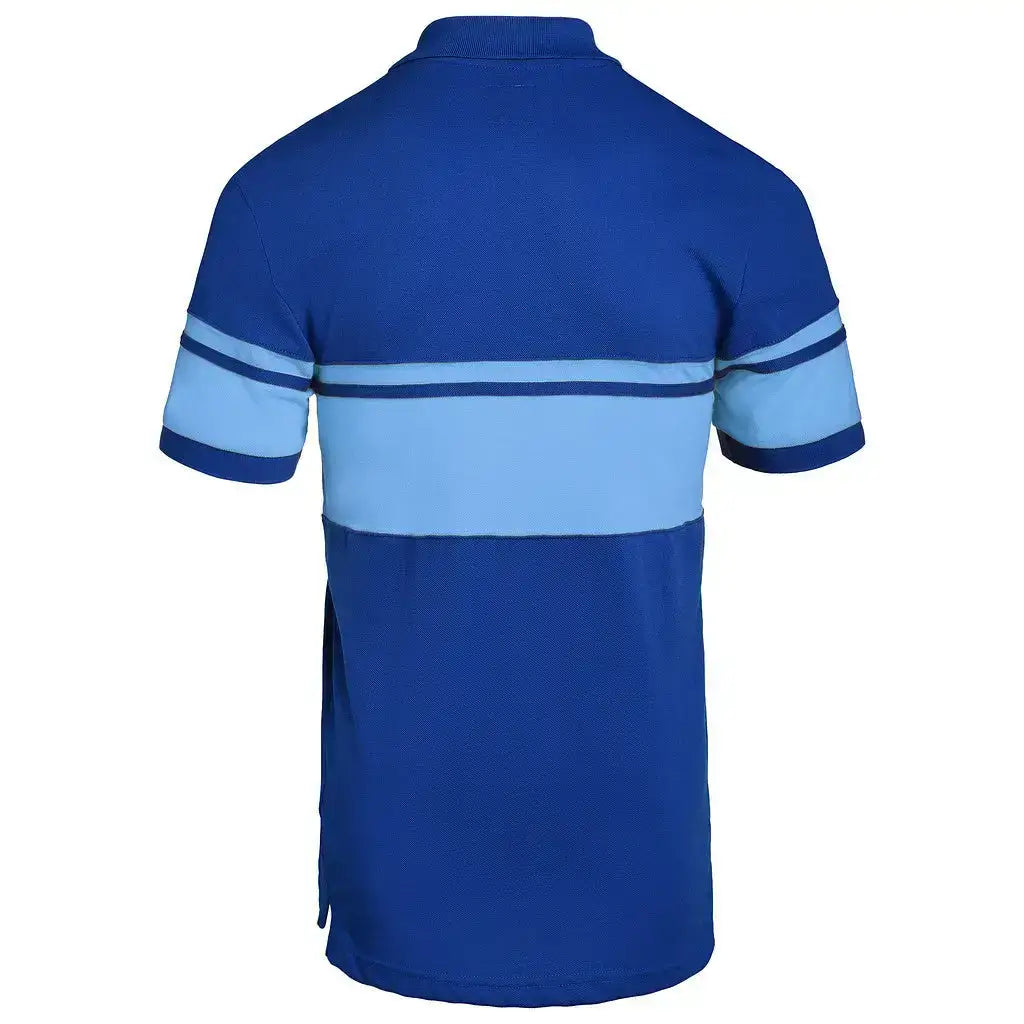 MLB Team Apparel Cotton Stripe Polo Team Color Kansas City Royals - Apparel