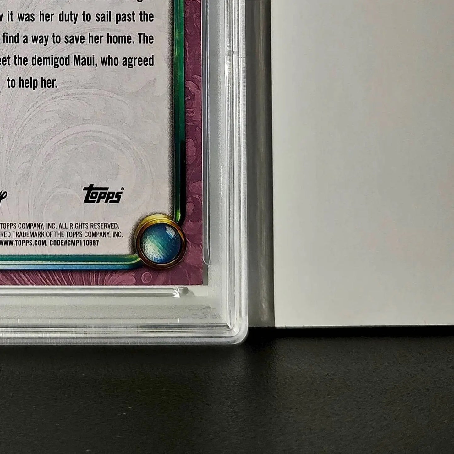 Moana 2025 Topps Disney Cartoon Princess #162 Card Moana PSA 9 - Non-Sports Card Single